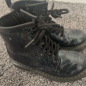 Glittery Girls Dr. Martens youth size 13